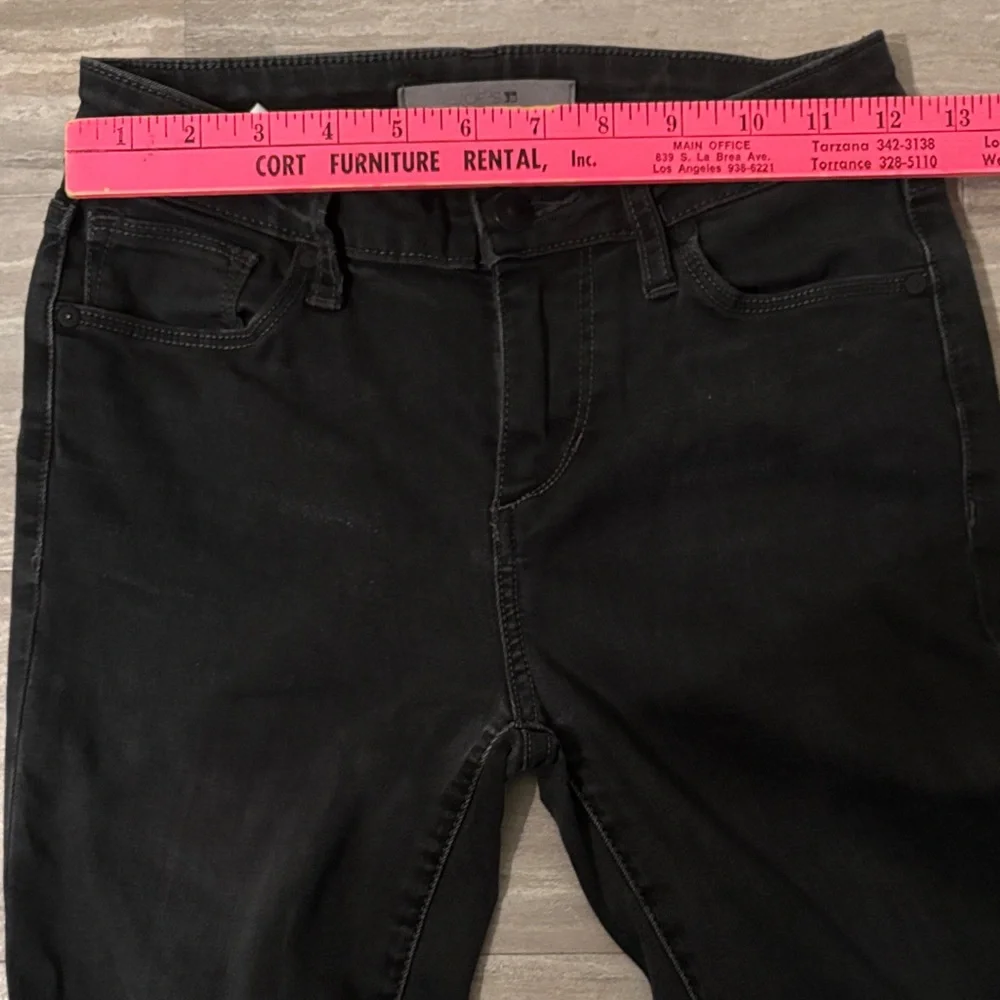 Joe's Jeans Women's Black Skinny Raw Hem Jeans